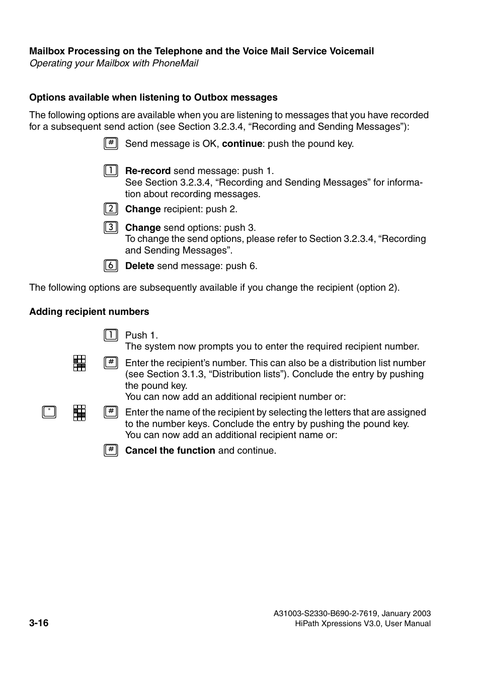 Siemens HiPath Xpressions Unified Messaging User Manual | Page 176 / 278