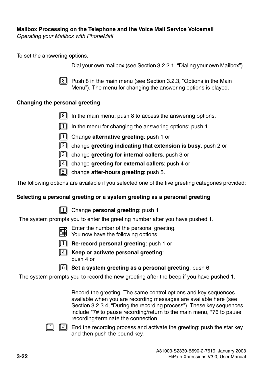 Siemens HiPath Xpressions Unified Messaging User Manual | Page 182 / 278