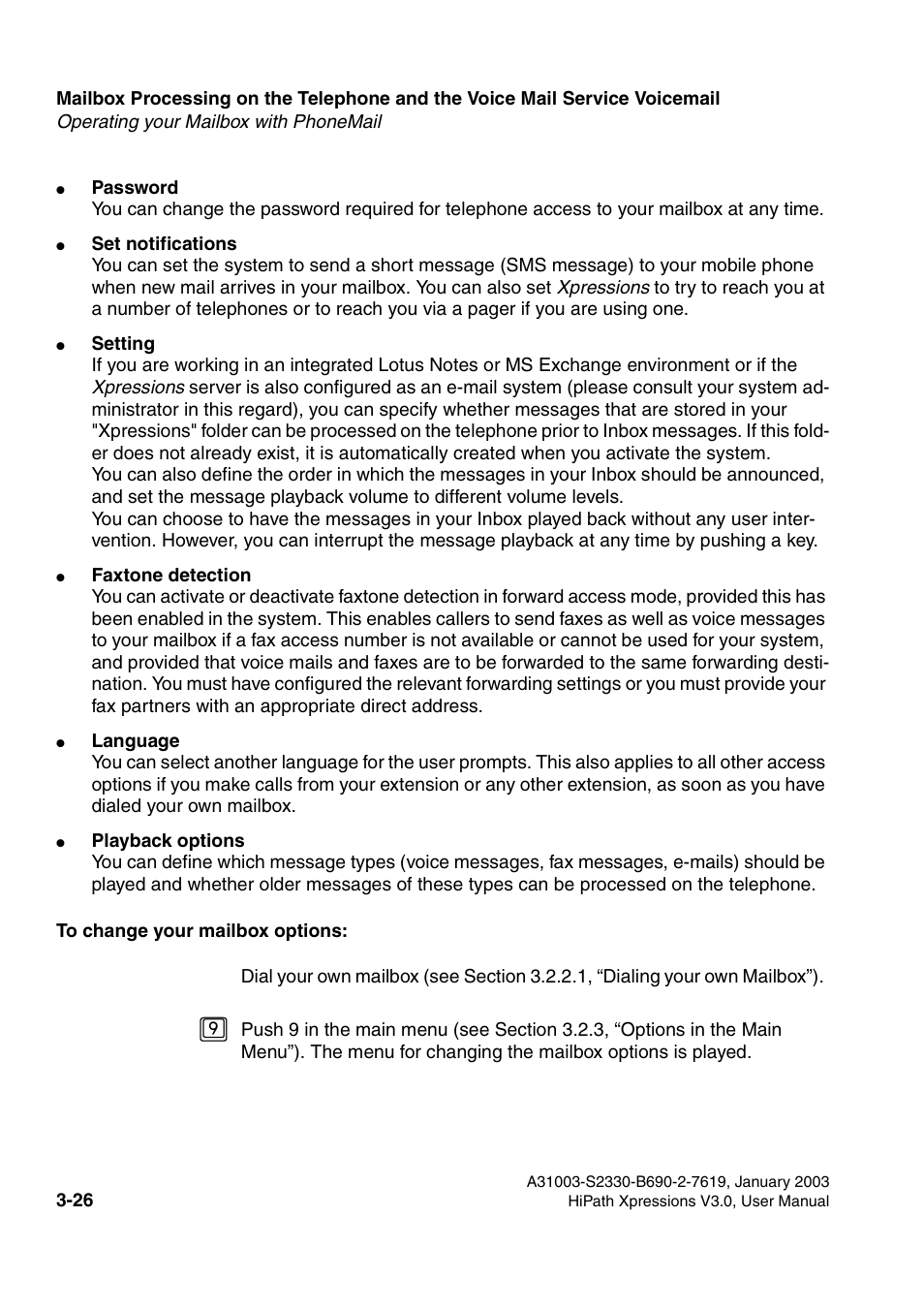 Siemens HiPath Xpressions Unified Messaging User Manual | Page 186 / 278