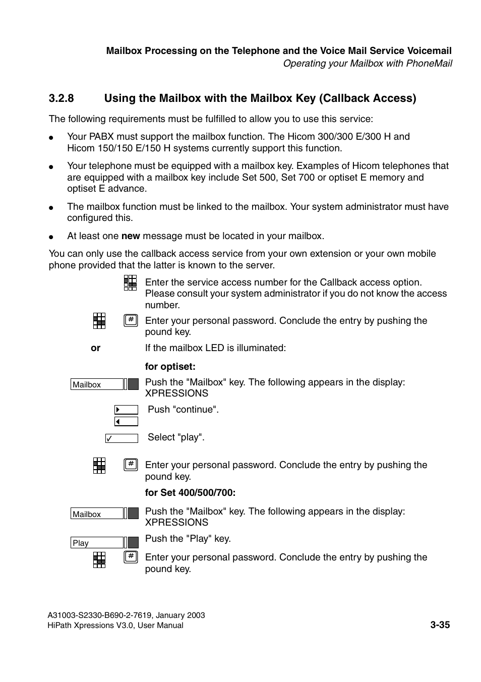 Section 3.2.8 | Siemens HiPath Xpressions Unified Messaging User Manual | Page 195 / 278