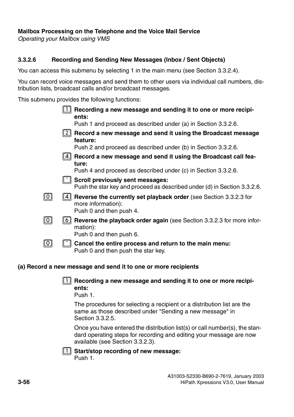 Section 3.3.2.6 | Siemens HiPath Xpressions Unified Messaging User Manual | Page 216 / 278