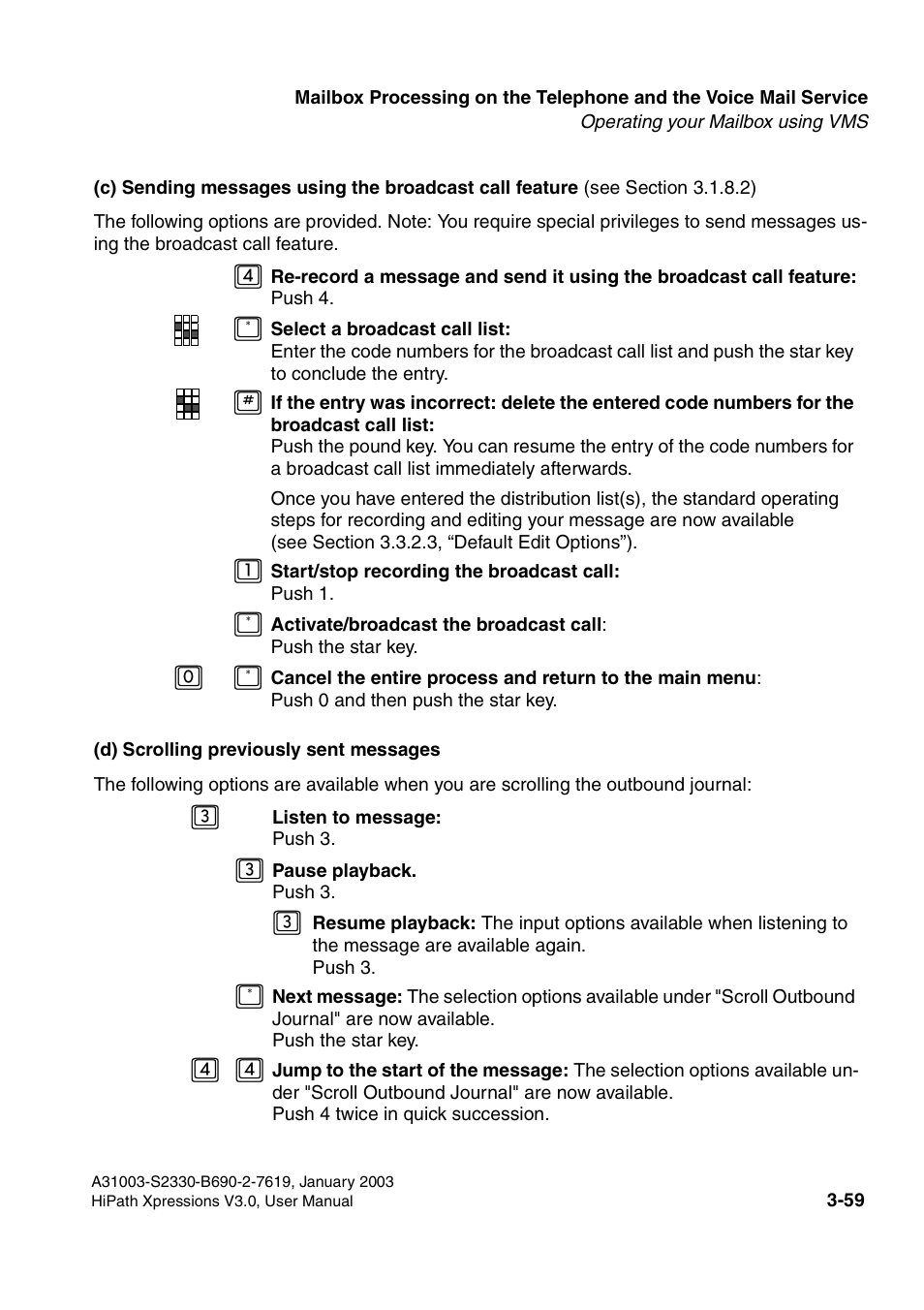 Siemens HiPath Xpressions Unified Messaging User Manual | Page 219 / 278