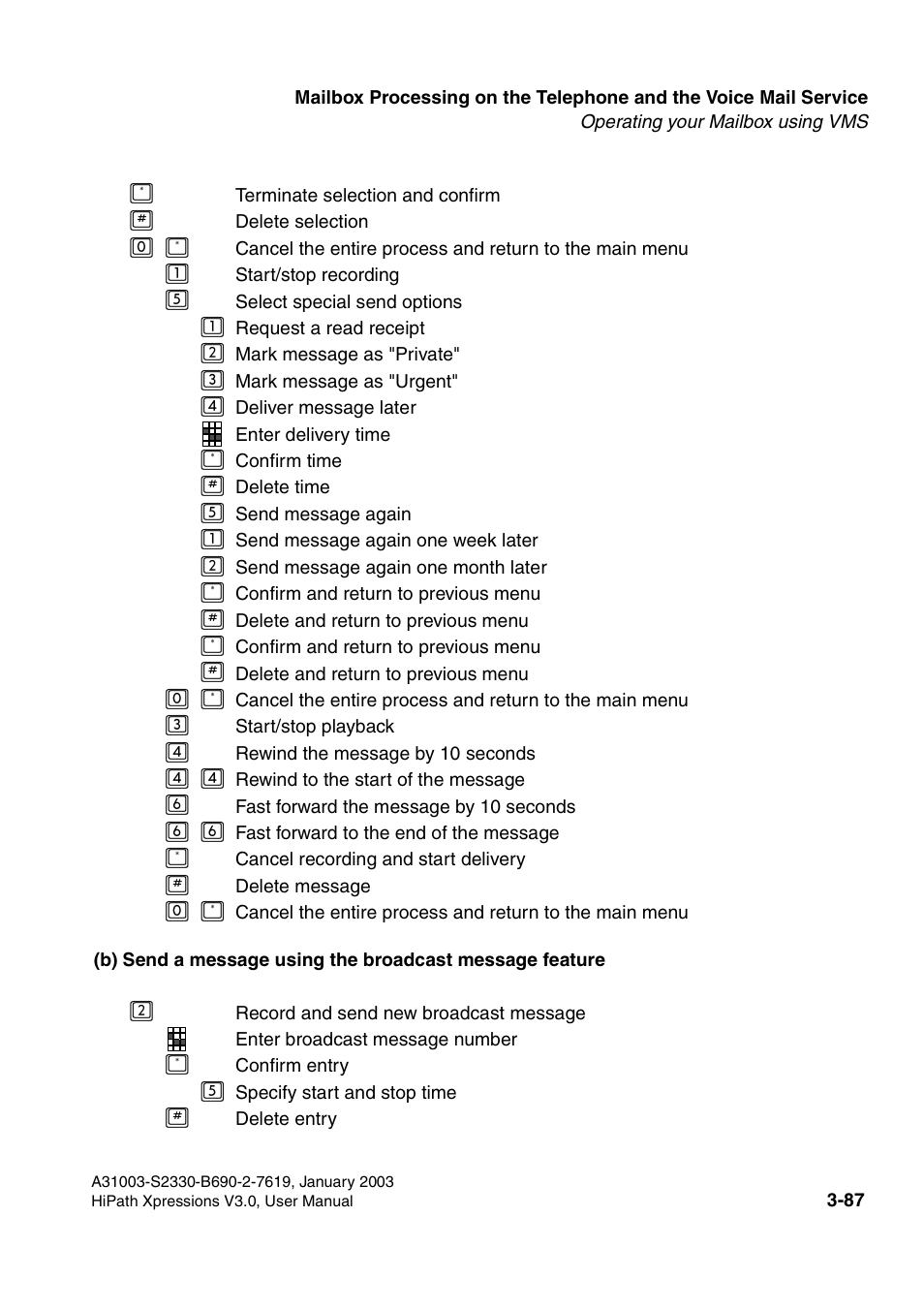 Siemens HiPath Xpressions Unified Messaging User Manual | Page 247 / 278