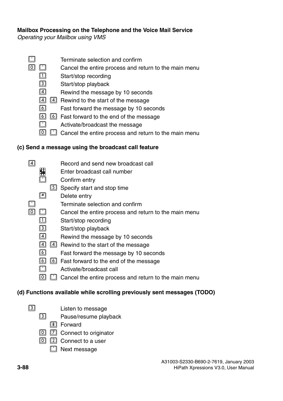 Siemens HiPath Xpressions Unified Messaging User Manual | Page 248 / 278