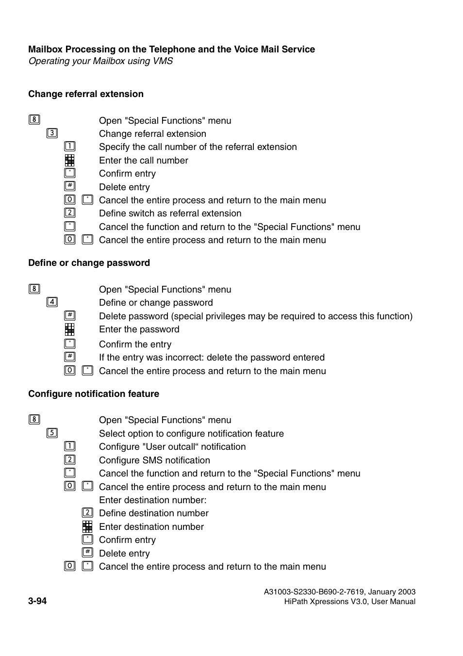 Siemens HiPath Xpressions Unified Messaging User Manual | Page 254 / 278