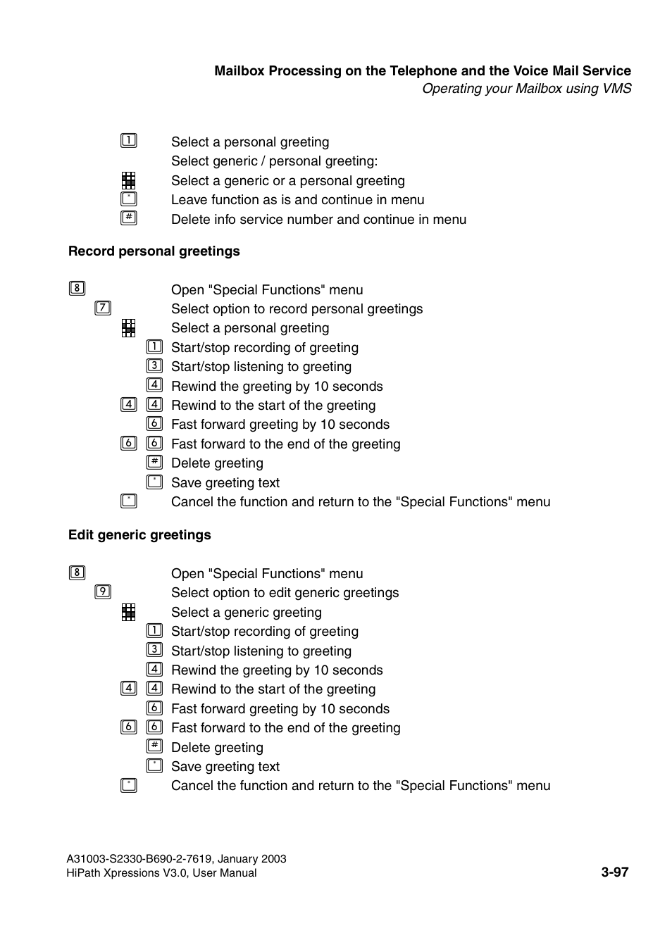 Siemens HiPath Xpressions Unified Messaging User Manual | Page 257 / 278