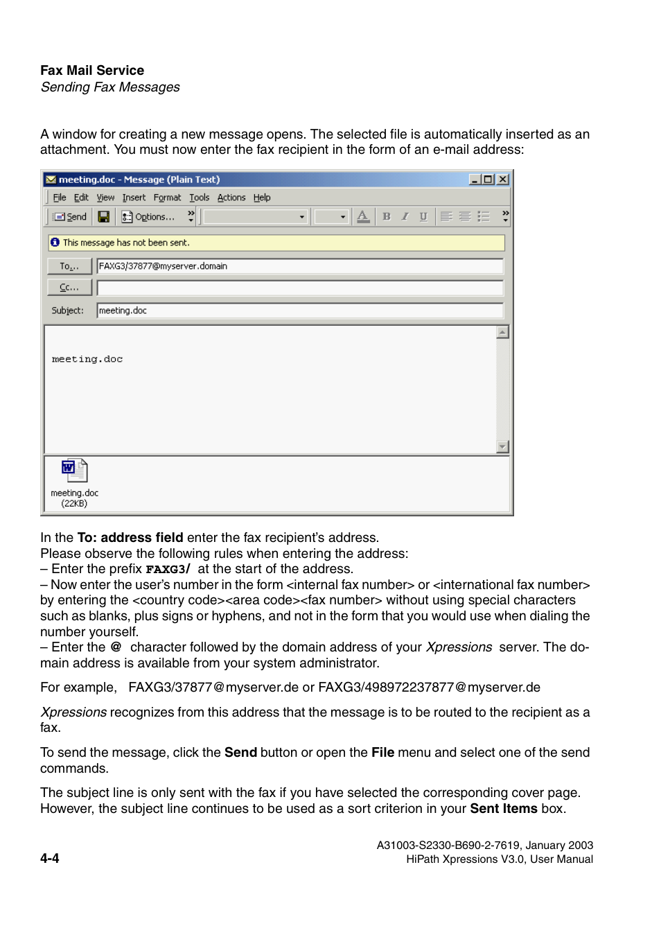 Siemens HiPath Xpressions Unified Messaging User Manual | Page 262 / 278