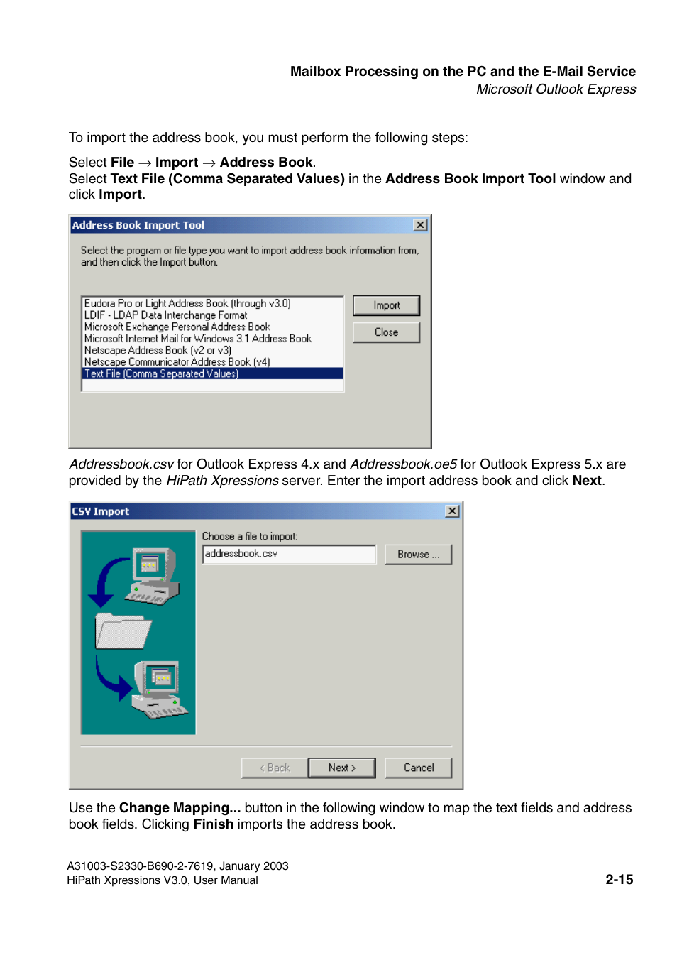 Siemens HiPath Xpressions Unified Messaging User Manual | Page 31 / 278