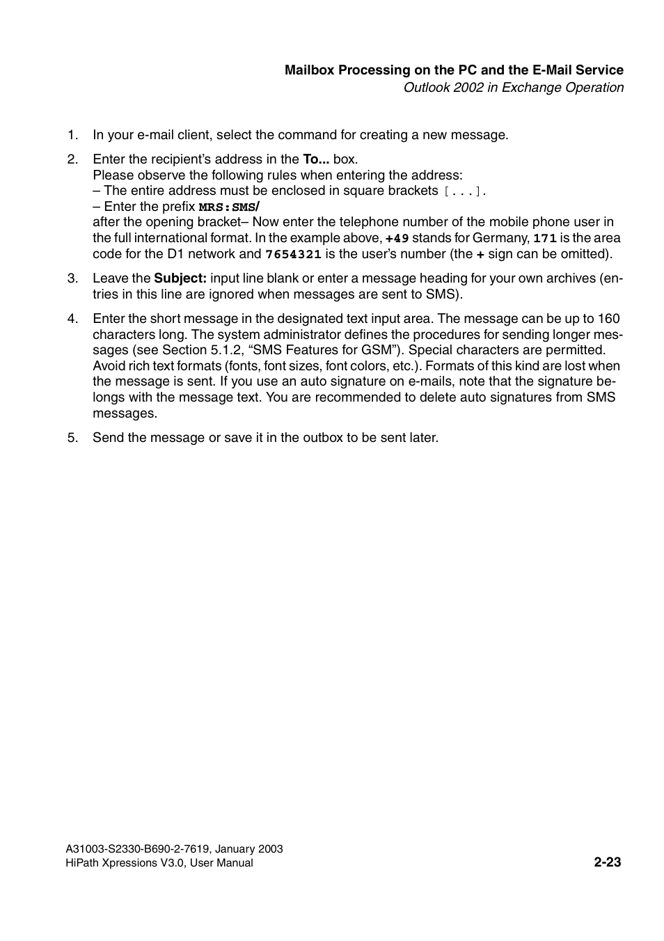 Siemens HiPath Xpressions Unified Messaging User Manual | Page 39 / 278