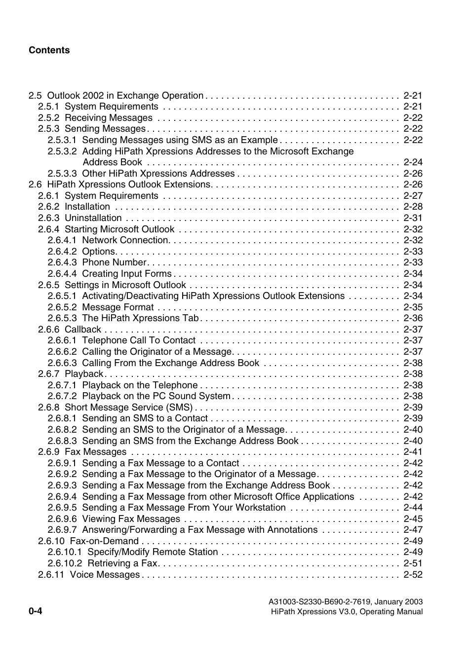 Siemens HiPath Xpressions Unified Messaging User Manual | Page 4 / 278