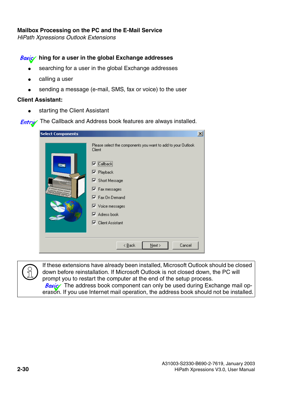 Siemens HiPath Xpressions Unified Messaging User Manual | Page 46 / 278