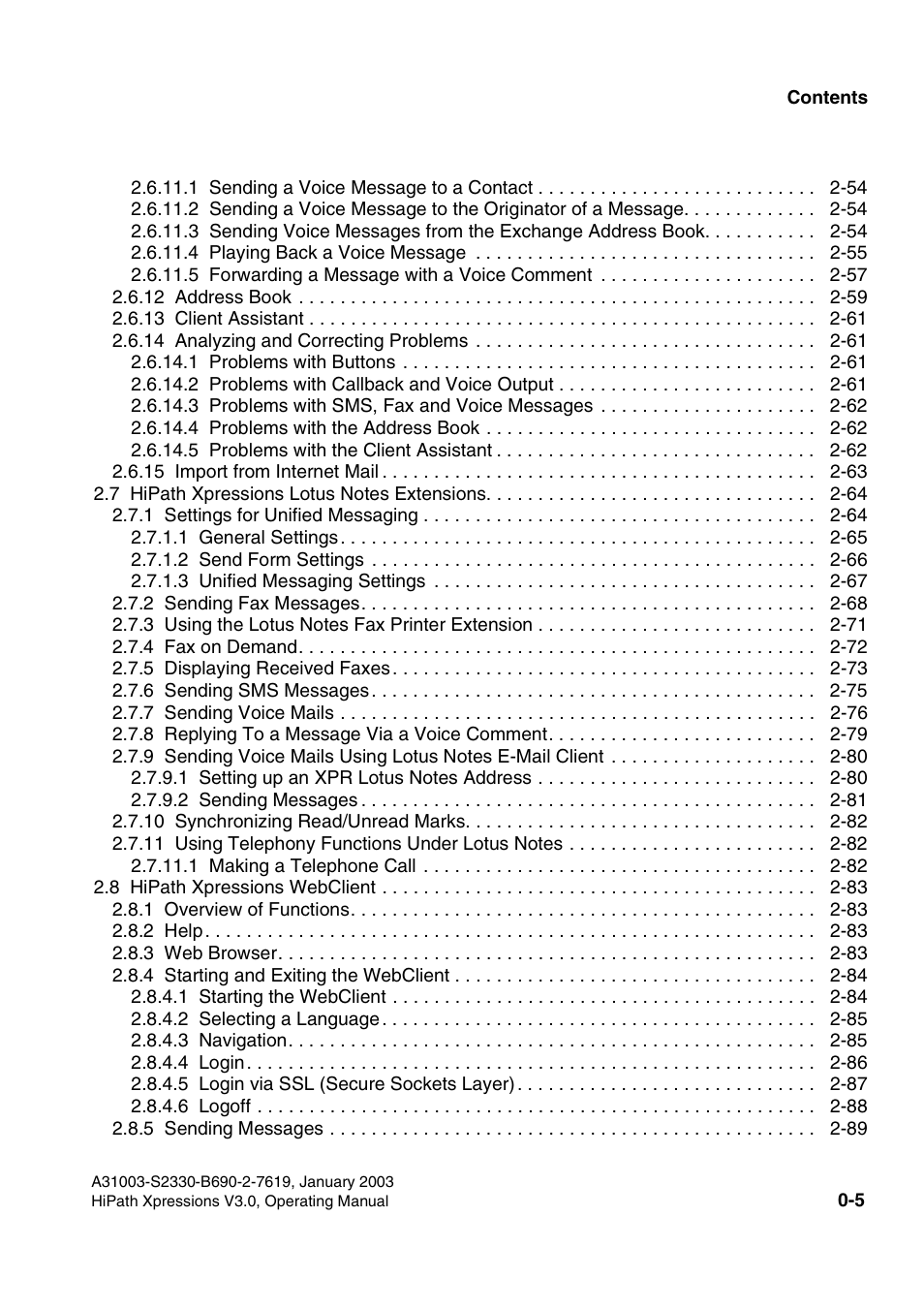 Siemens HiPath Xpressions Unified Messaging User Manual | Page 5 / 278