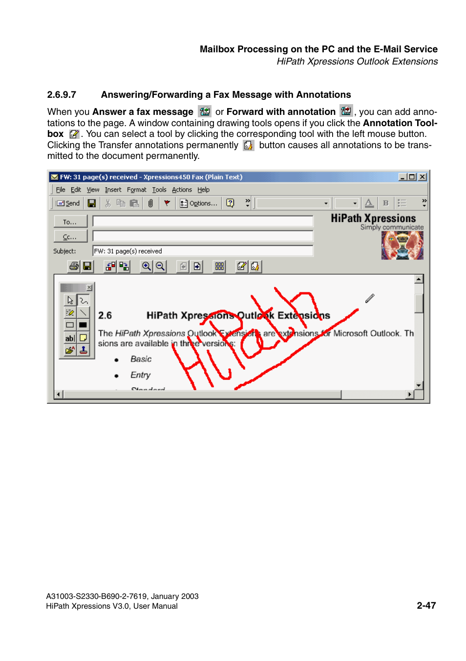 Siemens HiPath Xpressions Unified Messaging User Manual | Page 63 / 278