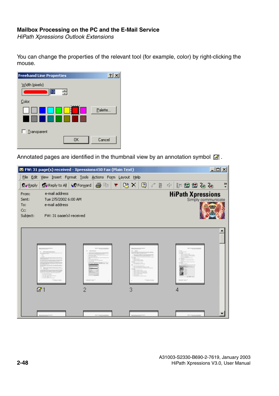 Siemens HiPath Xpressions Unified Messaging User Manual | Page 64 / 278