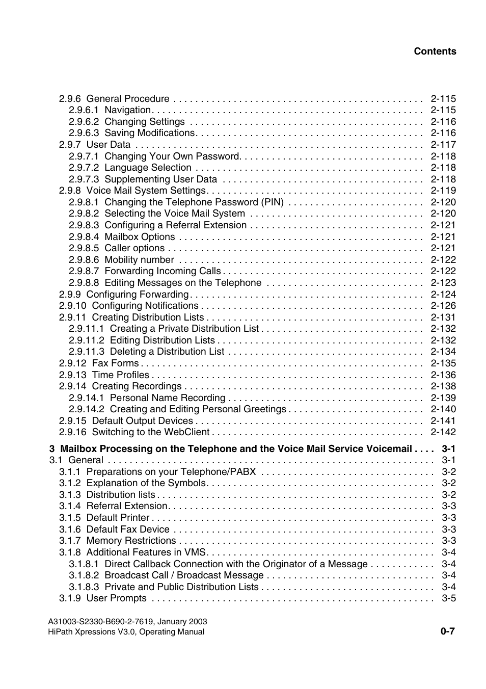 Siemens HiPath Xpressions Unified Messaging User Manual | Page 7 / 278