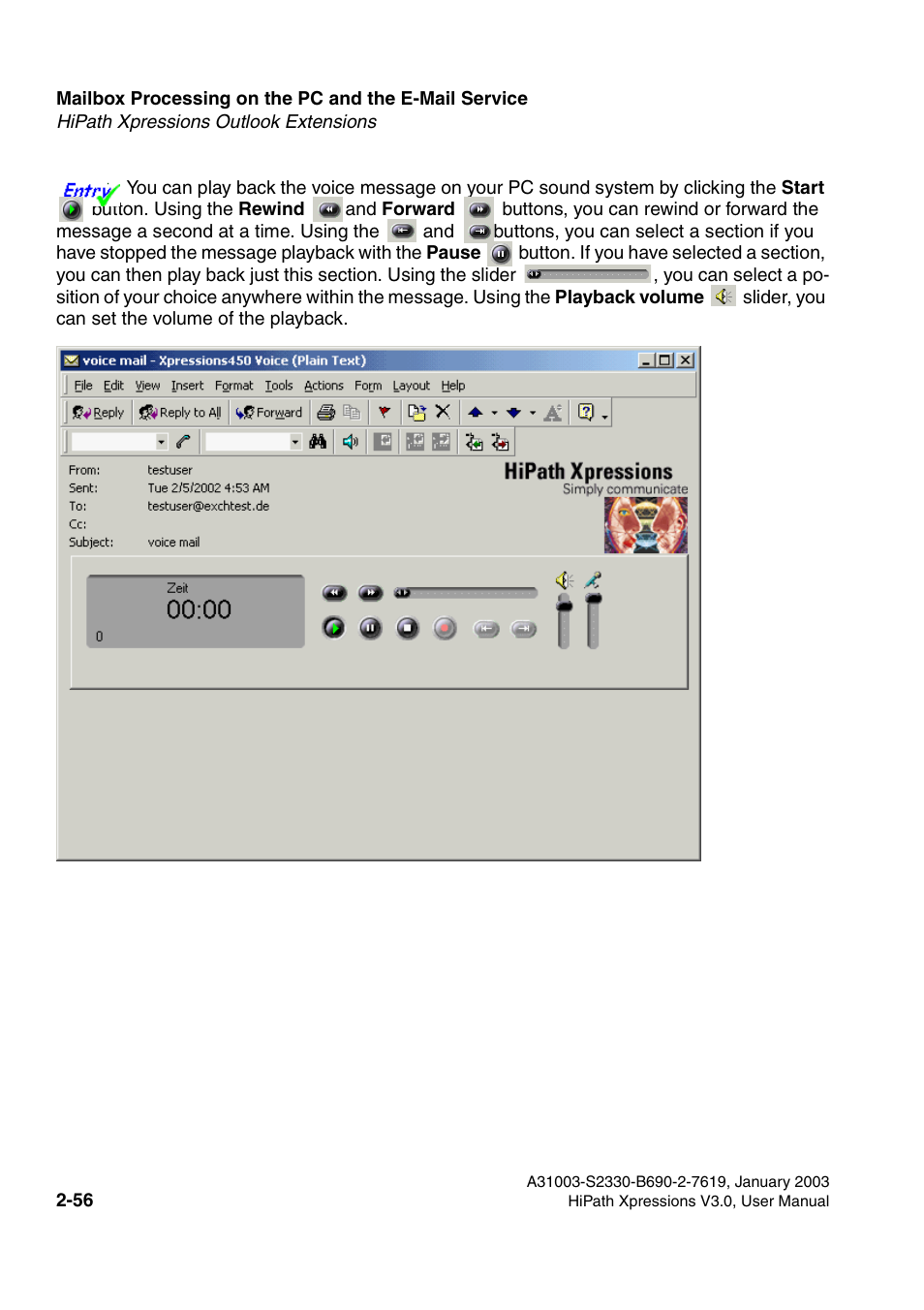 Siemens HiPath Xpressions Unified Messaging User Manual | Page 72 / 278