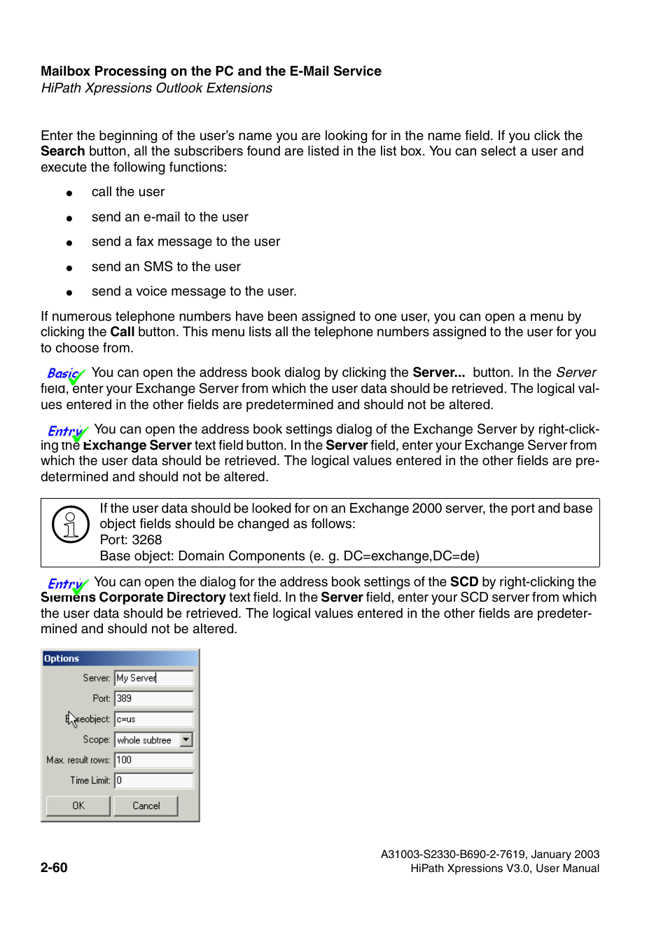 Siemens HiPath Xpressions Unified Messaging User Manual | Page 76 / 278