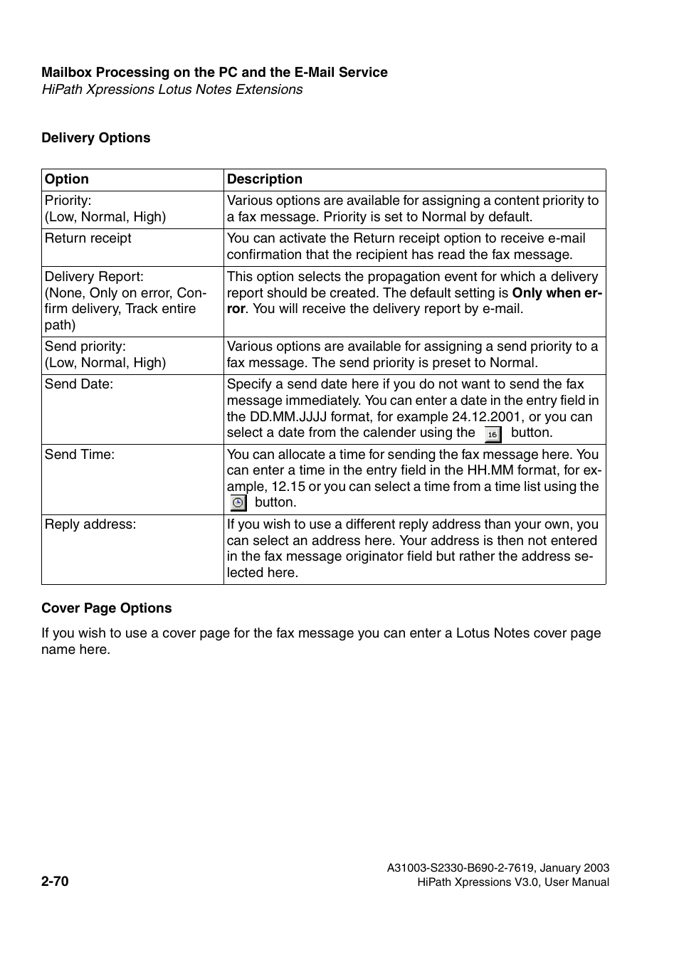 Siemens HiPath Xpressions Unified Messaging User Manual | Page 86 / 278