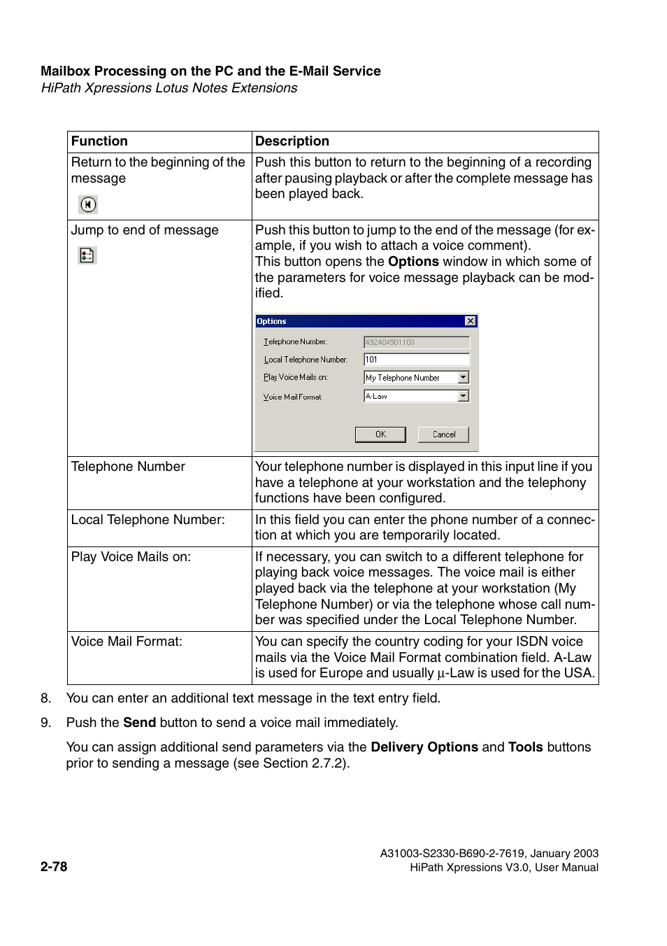 Siemens HiPath Xpressions Unified Messaging User Manual | Page 94 / 278