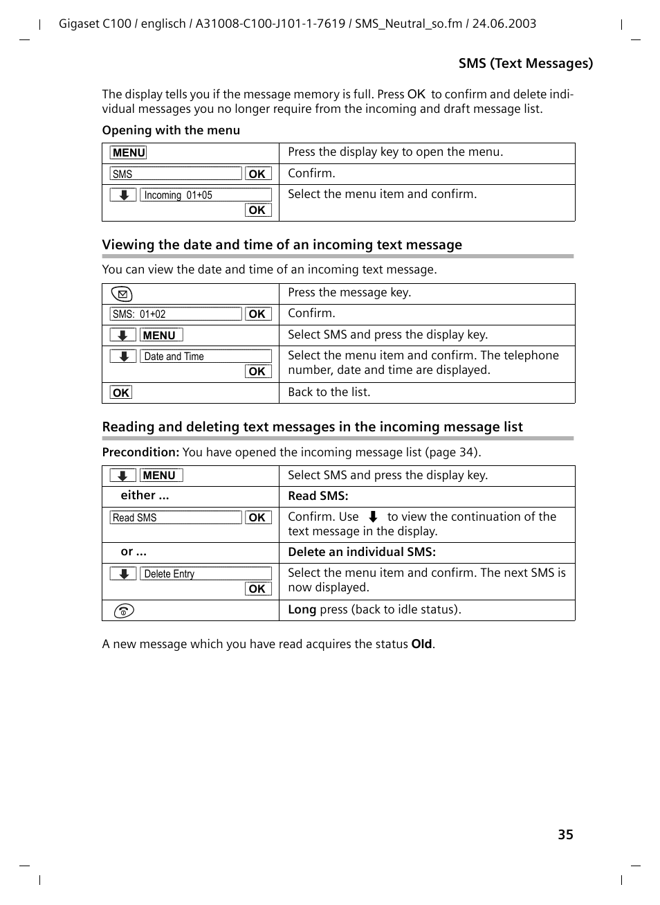 Siemens Gigaset C100 DECT User Manual | Page 36 / 87