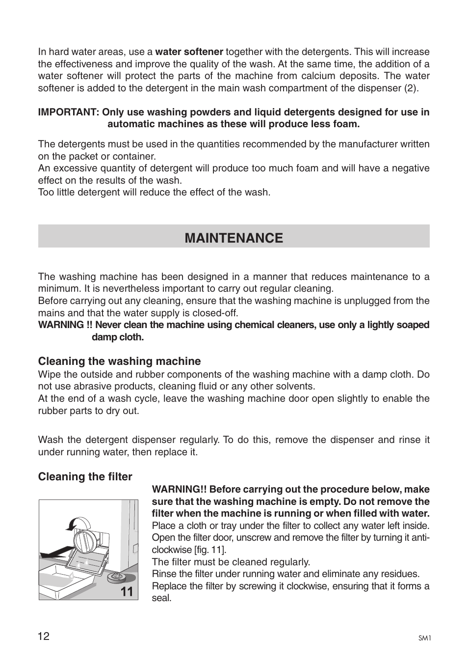 Maintenance | Ardo A1000X User Manual | Page 70 / 88