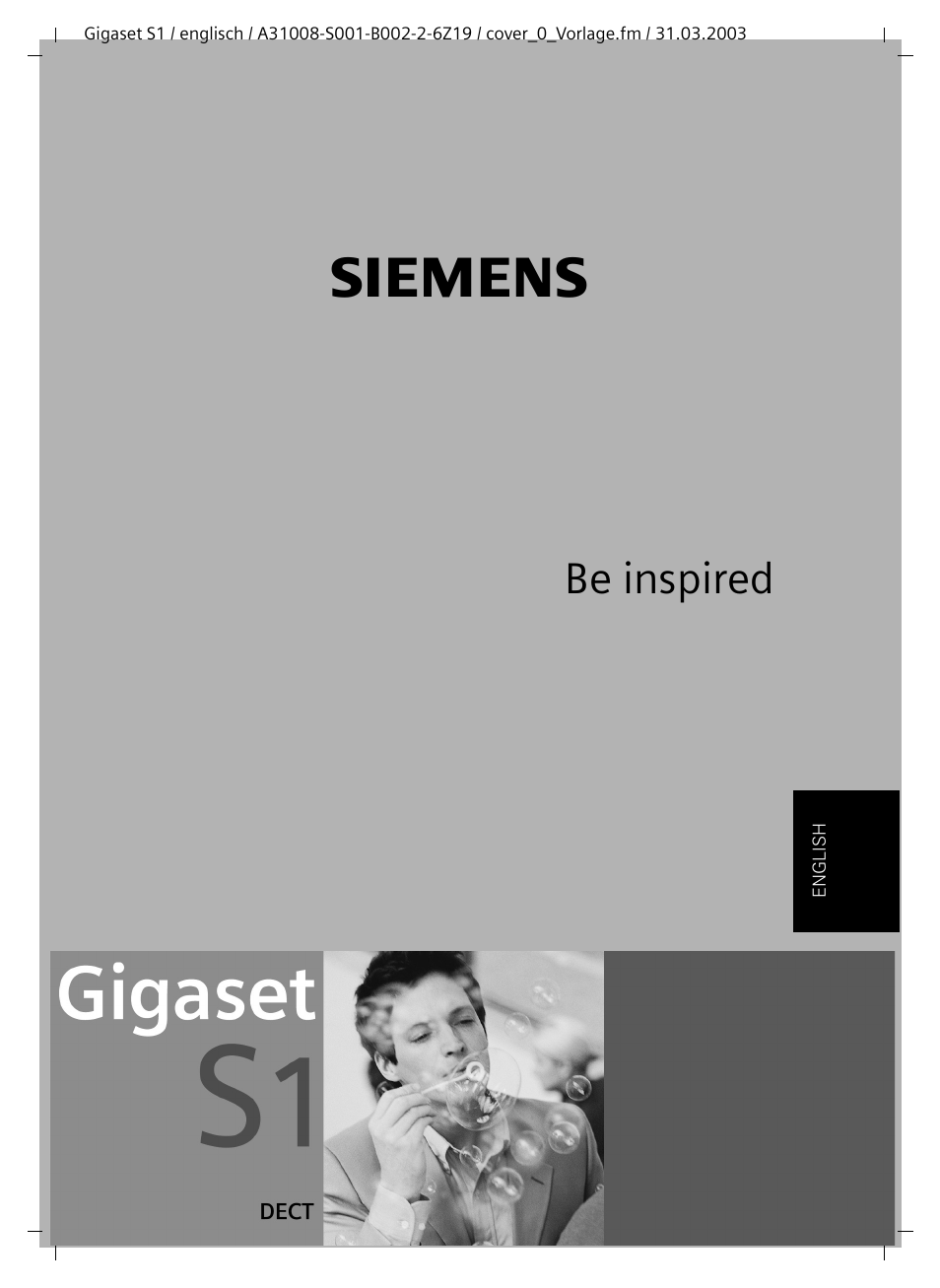 Siemens Gigaset S1 User Manual | 32 pages