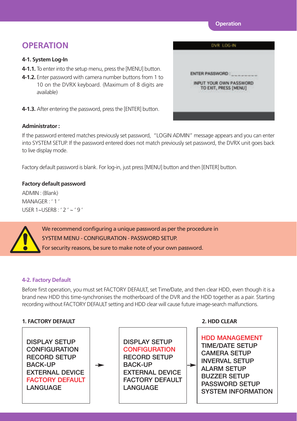Operation | Stinger JPEG 2000 User Manual | Page 11 / 46