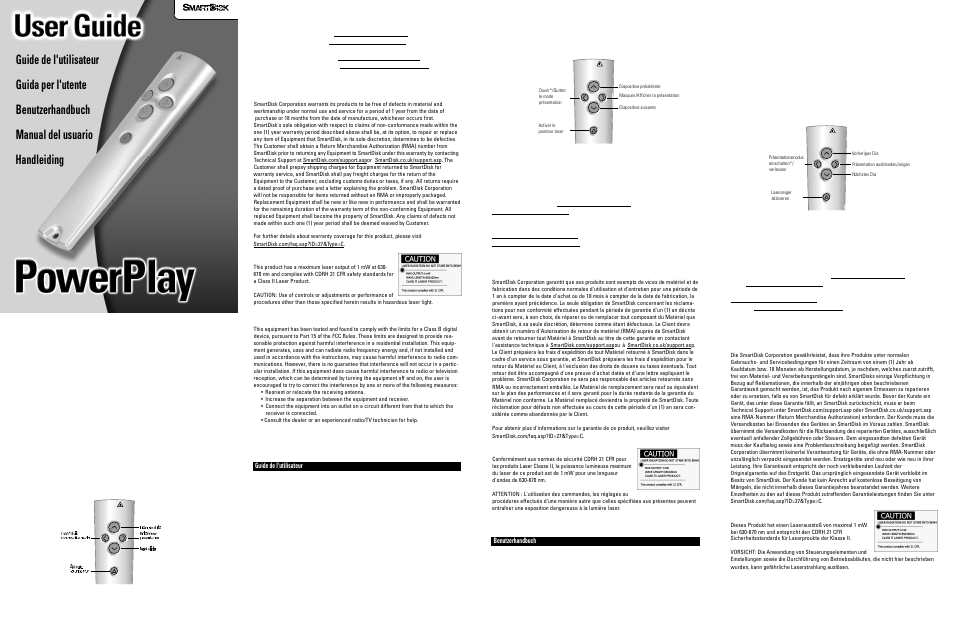 SmartDisk PowerPlay User Manual | 2 pages