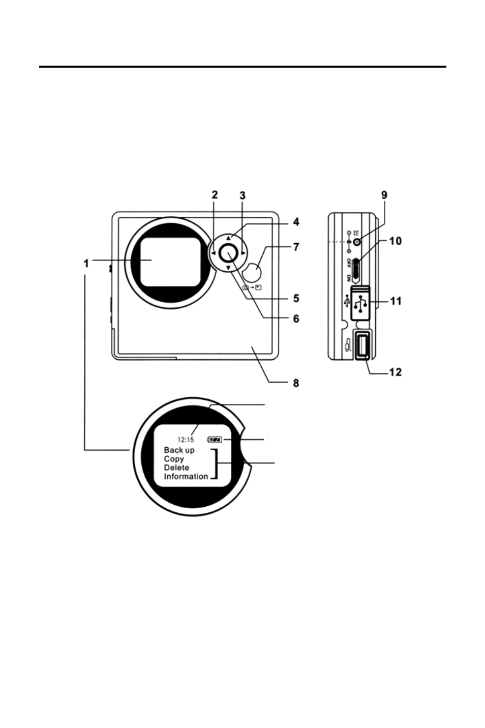 Commandes et témoins | SmartDisk FotoChute Portable Hard Drive User Manual | Page 30 / 124