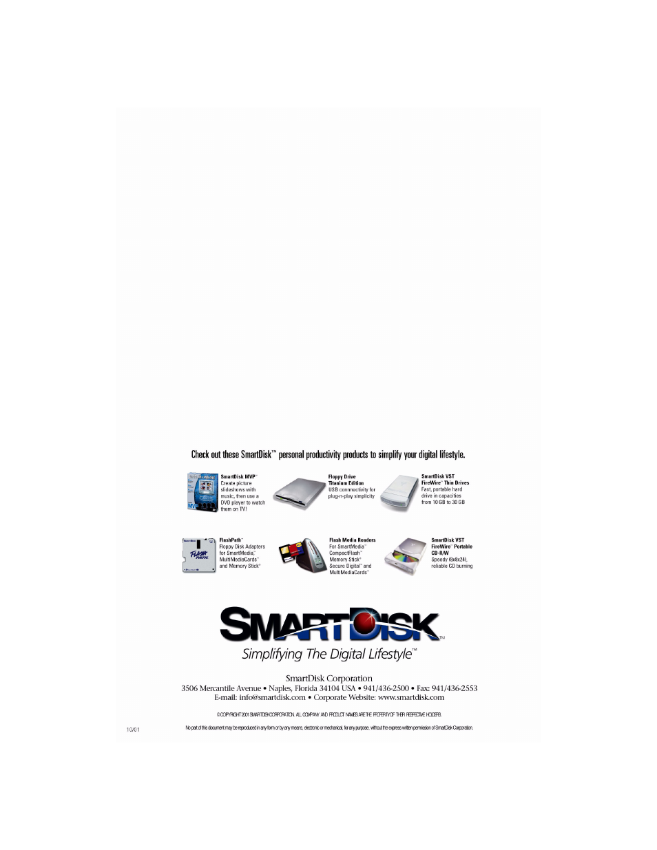 SmartDisk FireFly USBFF05P User Manual | Page 23 / 23