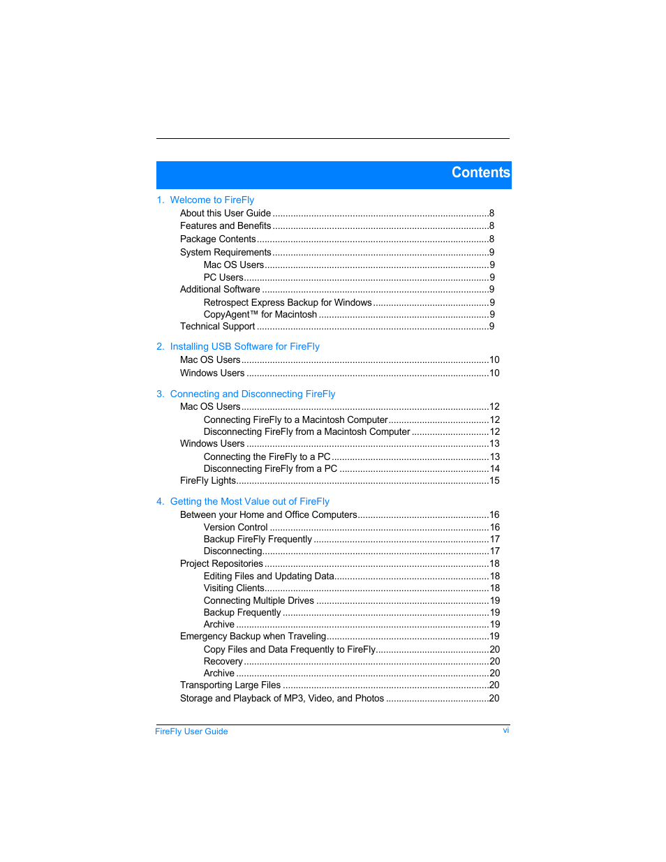 SmartDisk FireFly USBFF05P User Manual | Page 6 / 23
