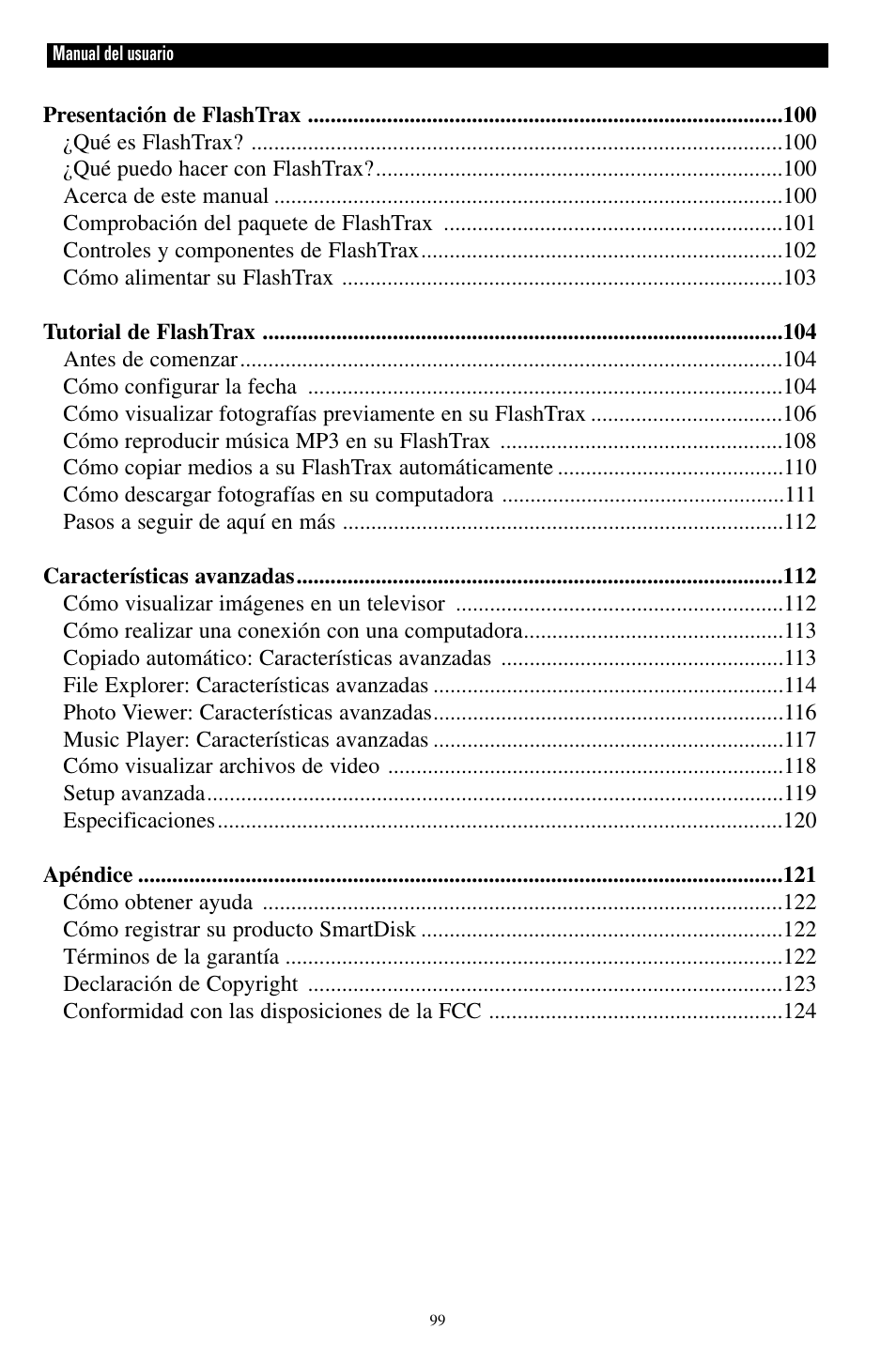 SmartDisk MP3 User Manual | Page 102 / 156