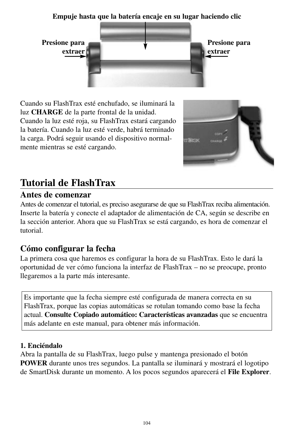 Tutorial de flashtrax | SmartDisk MP3 User Manual | Page 107 / 156