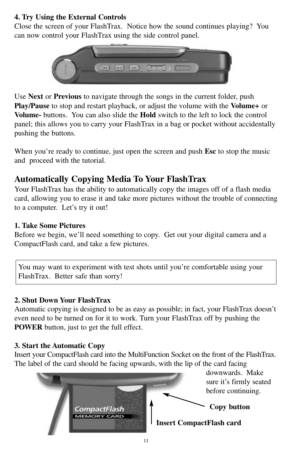 Automatically copying media to your flashtrax | SmartDisk MP3 User Manual | Page 14 / 156