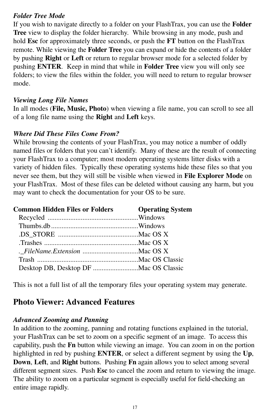 Photo viewer: advanced features | SmartDisk MP3 User Manual | Page 20 / 156