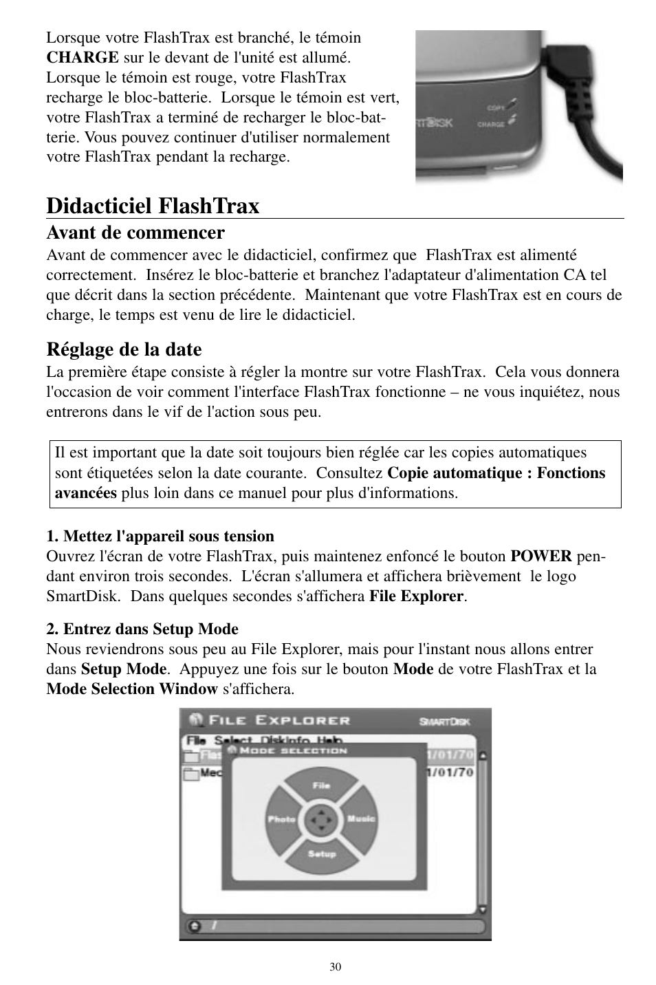 Didacticiel flashtrax | SmartDisk MP3 User Manual | Page 33 / 156