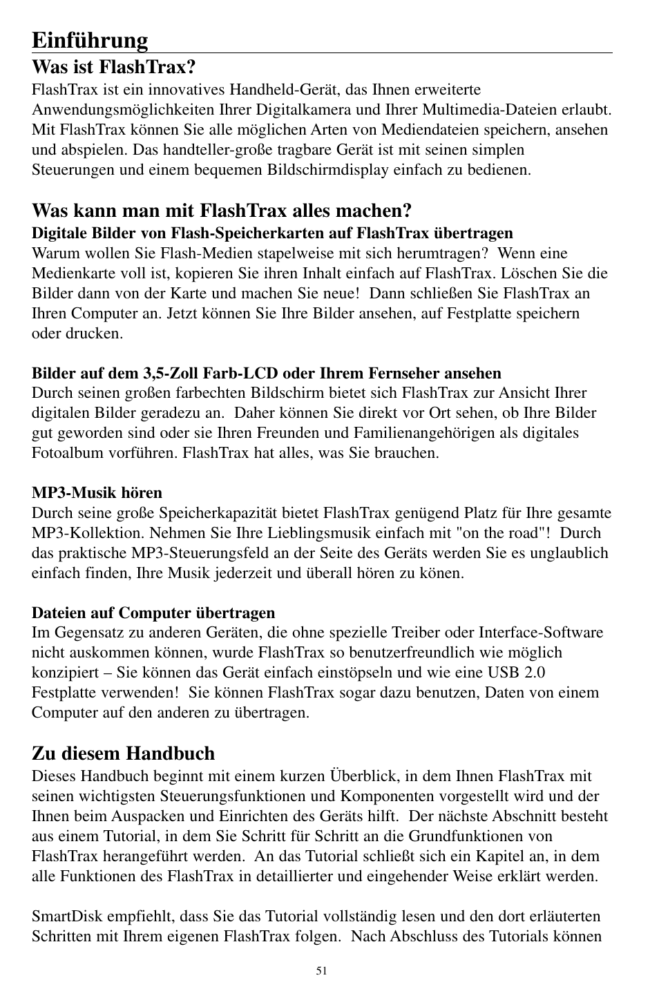Einführung | SmartDisk MP3 User Manual | Page 54 / 156