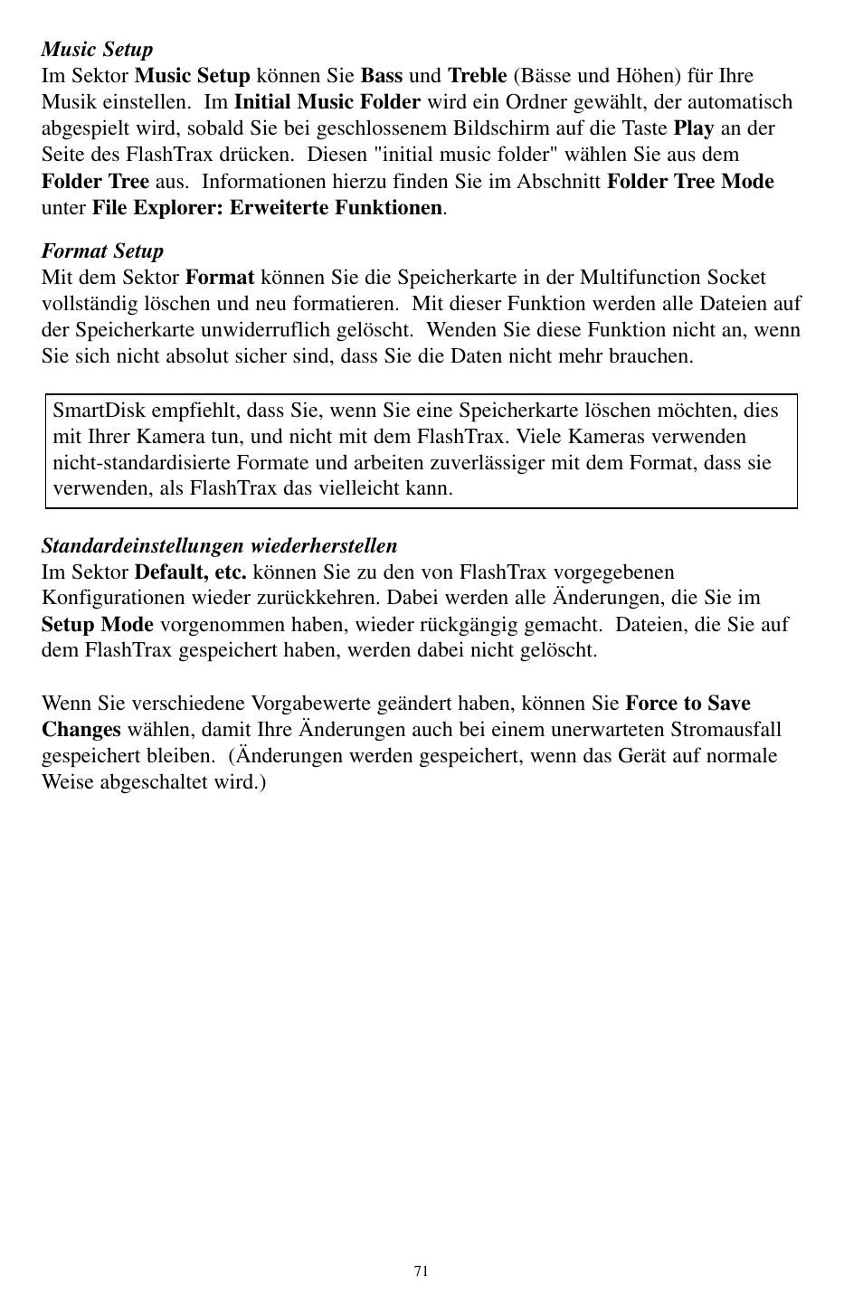 SmartDisk MP3 User Manual | Page 74 / 156