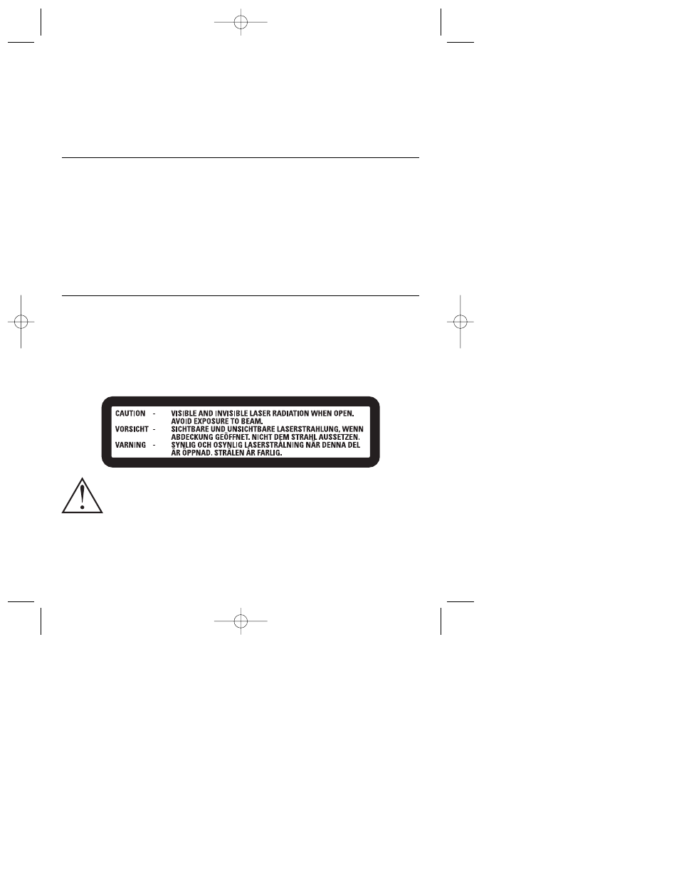 Dichiarazione sul copyright, Sicurezza dei prodotti laser | SmartDisk FireWire Portable CD-R/W 24x10x24x User Manual | Page 28 / 48