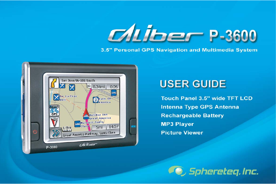 Sphereteq P-3600 User Manual | 93 pages