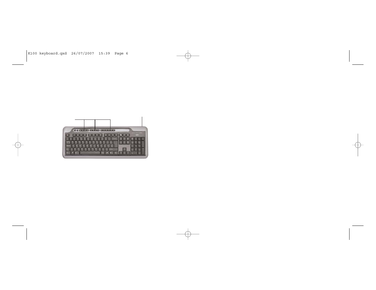 Saitek USB HUB KEYBOARD K100 User Manual | Page 4 / 13