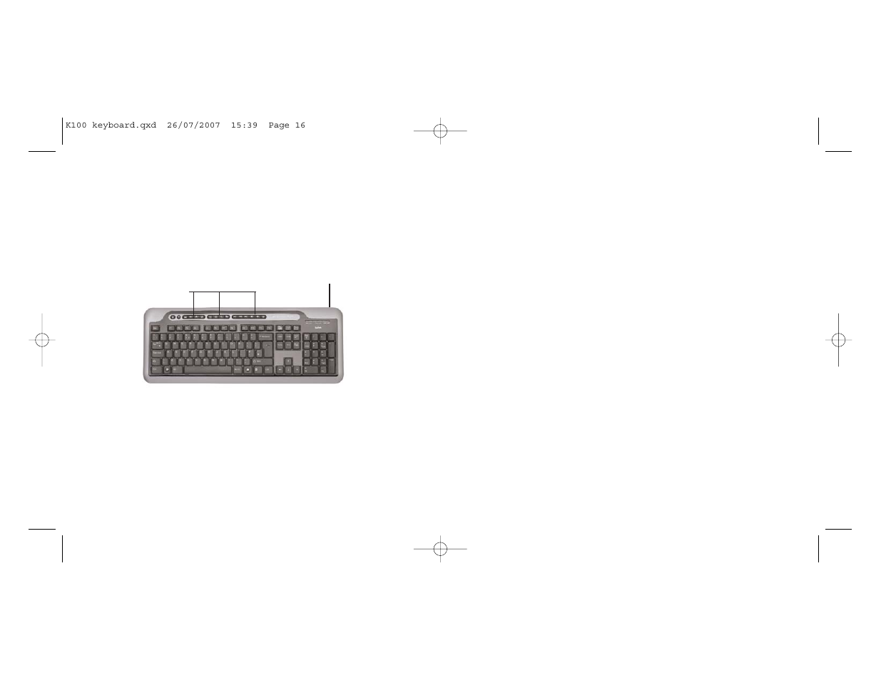 Saitek USB HUB KEYBOARD K100 User Manual | Page 9 / 13