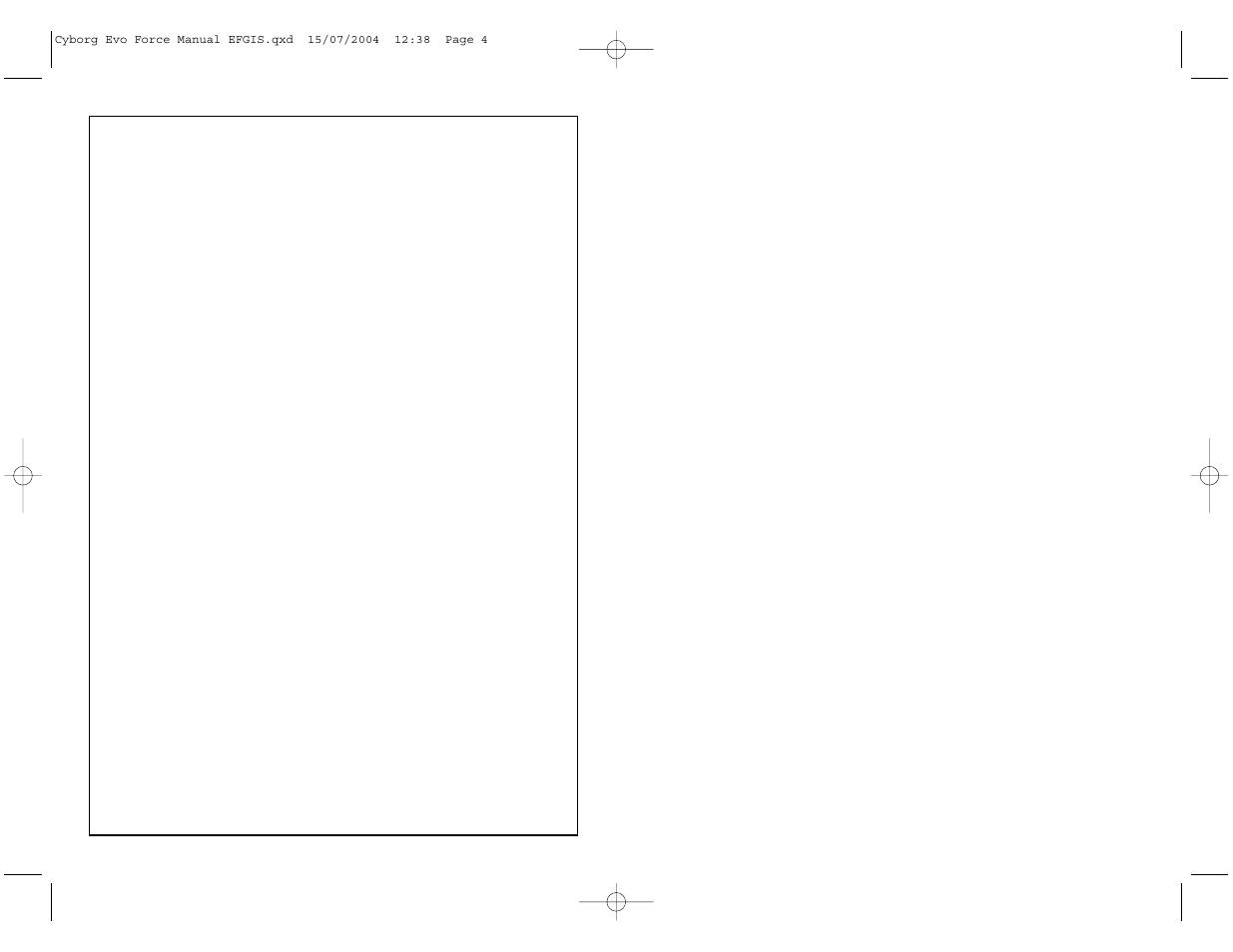 Getting started | Saitek Cyborg Evo User Manual | Page 3 / 22