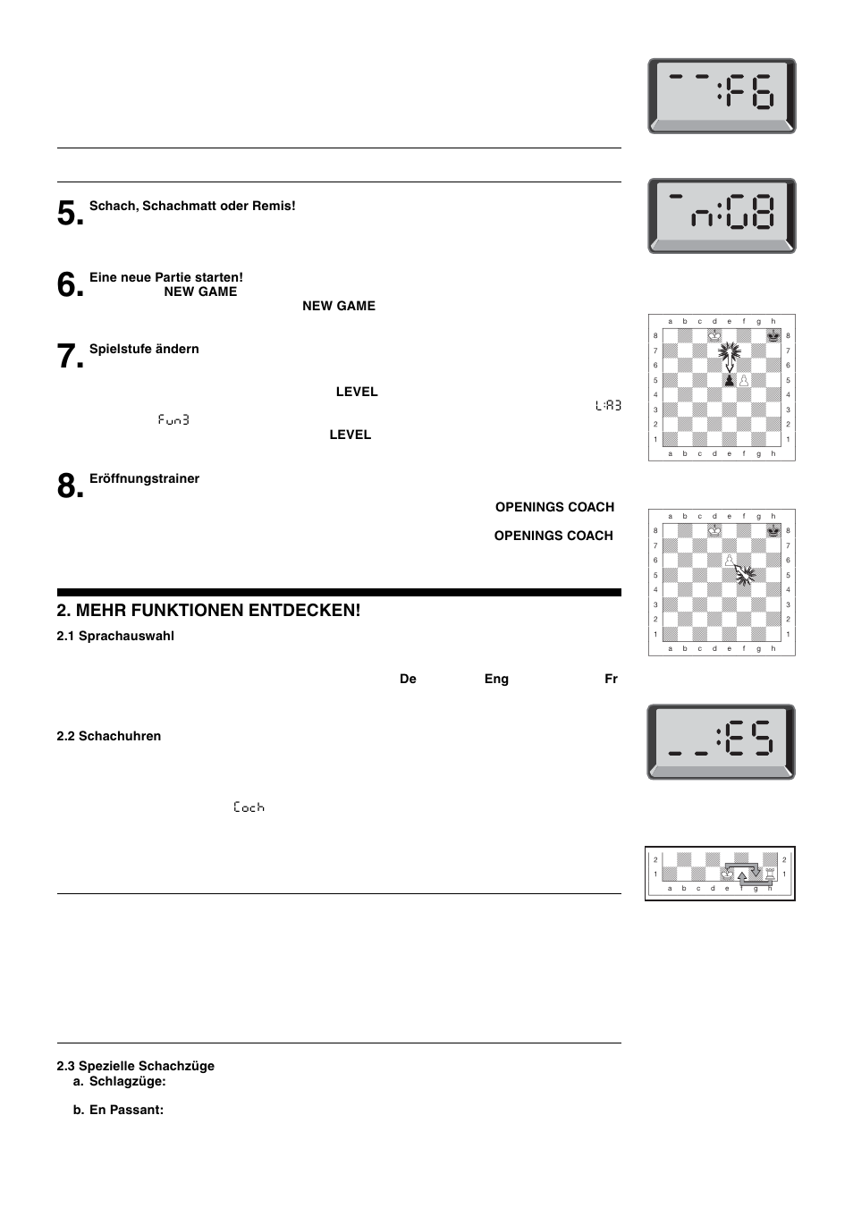 Saitek Mephisto Talking Chess Trainer User Manual | Page 14 / 30