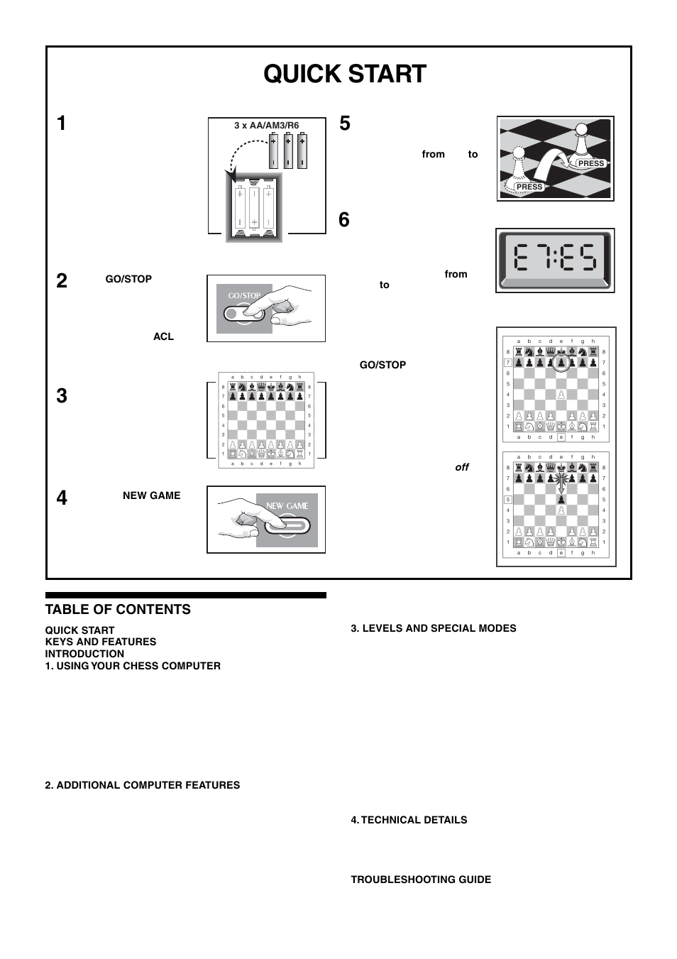 Saitek Mephisto Talking Chess Trainer User Manual | Page 2 / 30