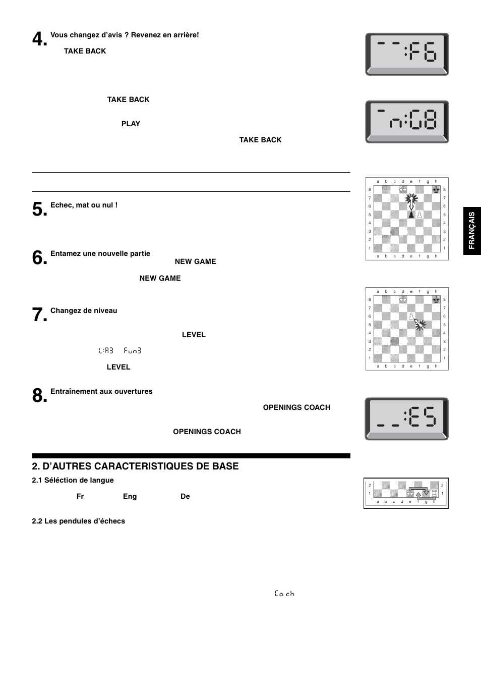 Saitek Mephisto Talking Chess Trainer User Manual | Page 23 / 30