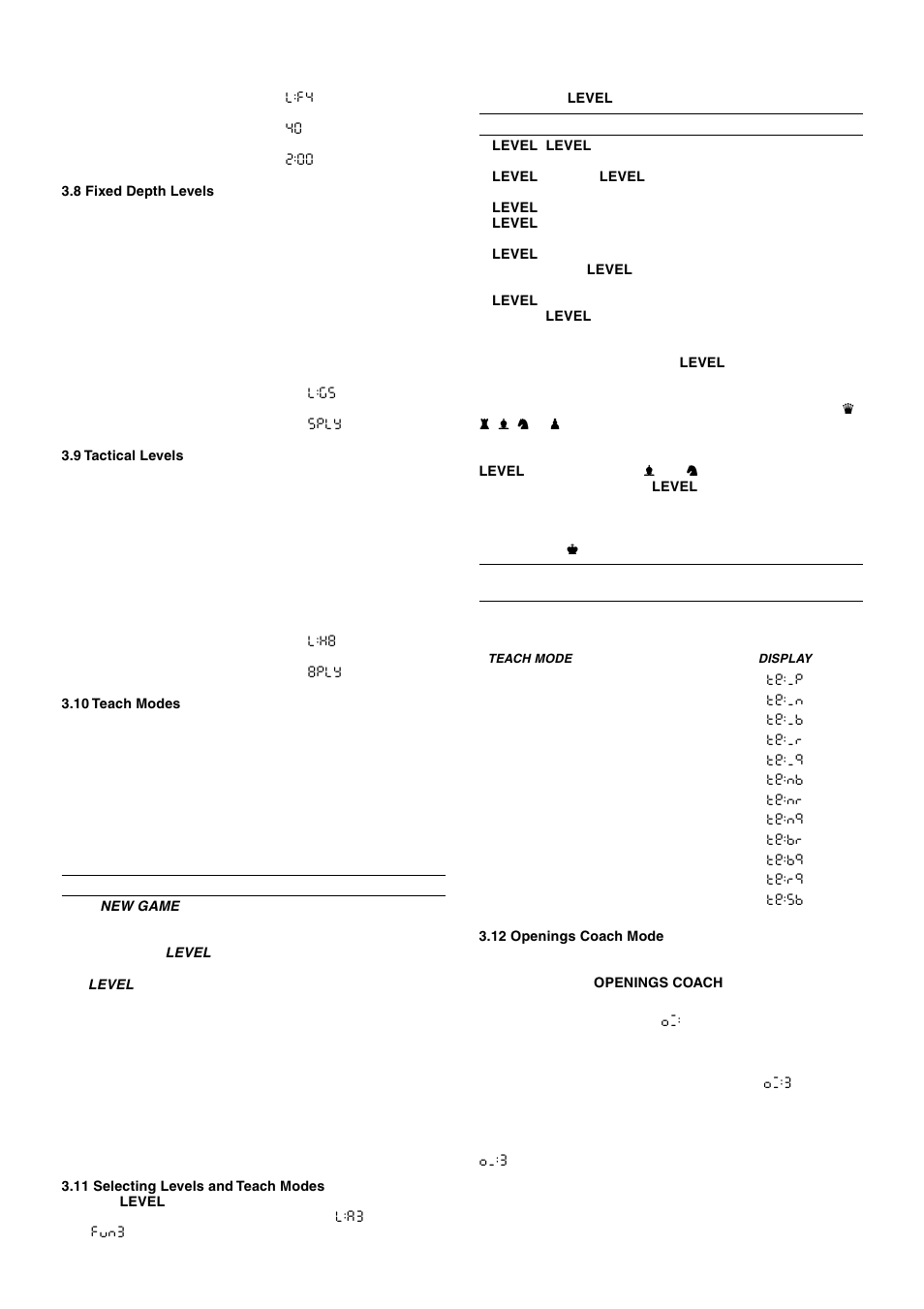 Saitek Mephisto Talking Chess Trainer User Manual | Page 8 / 30