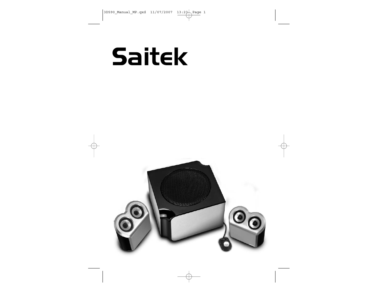 Saitek 3D 590 User Manual | 11 pages