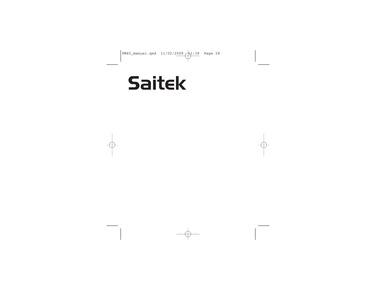 Saitek | Saitek M80X User Manual | Page 15 / 15