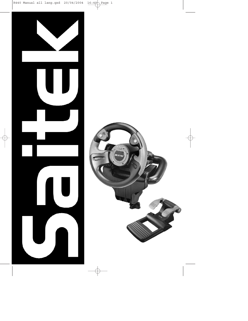 Saitek R440 User Manual | 39 pages